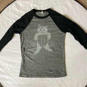 Baby Cat Carrier Baseball Tee Men’s-S